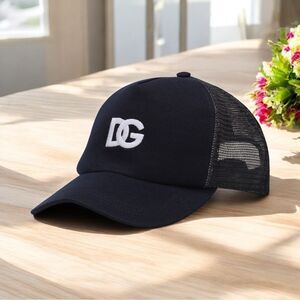 NWT Dolce & Gabbana Mesh Embroidered Baseball Cap
